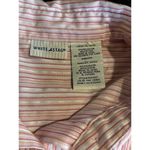 White Stag  Pink/White Striped‎ Long Sleeve Shirt Size XL Button Up Collar Photo 4