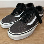 Vans  Unisex Old Skool Skateboard Rainbow Glitter Sneakers Photo 0