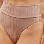 Aerie High Cut Cheeky Ribbed Bikini Bottom Photo 0