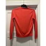 Vintage V Neck Pullover Embroidered Strawberry Sweater Cottagecore Women Medium Pink Photo 5