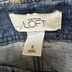 Loft Ann Taylor  Mini Denim Skirt Womens 8 Medium Wash 90s Y2K Preppy Indie Photo 4