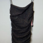 Hello Molly  NEW Women's Open Back Black Glitter Mini Dress Size‎ Medium Photo 0