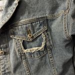 Meshki Distressed Jean Jacket Photo 4