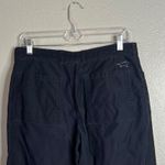 Horny Toad Straight Crop Capri Pants Size 8 Casual Outdoor Navy Blue Photo 4