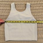 Lululemon Ribbed Softstreme Cropped Tank Top Light Vapor 0 W1EDFS Sleeveless Photo 5