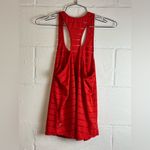Zyia Active Woman’s Red Preppy Workout Running Striped Comfy Tank Top Size Small Photo 6