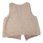 Mystree Boho Vest Sleeveless Textured Hippie Tan Womens Large Photo 1