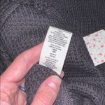 Free People  Charcoal Knit V-neck Sweater Photo 7