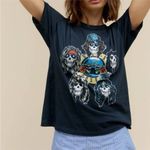 Daydreamer NWT GUNS N' ROSES UK TOUR '87 RINGER TEE vintage black - XS $101 MSRP Photo 2