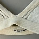 Maniere De Voir  Knit Bralette Small Cream Photo 4