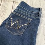 Wrangler Flared Western Jeans Womens Size 13/14 X 32 Dark Wash 10MWZAR Stretch Photo 2