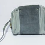 & Other Stories & Other Stories Blue Leather Makeup Bag Photo 1