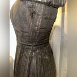 Love Shack Fancy  Jazz Dress Black Metallic Lace Trim 2 NWT $695 Damaged Photo 7