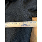 Newbury Kustom Tweed Sheath Dress Black With Gold‎ Braid Chain Trim Lined Made In India L/14 Photo 6