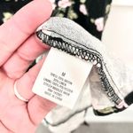 Francesca’s Mi Ami Women’s Mini Dress Floral Size M Zipper Back Square Neck Black Size M Photo 2