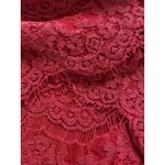 Lulus Lulu’s Bewitching Babe Mini Dress Size S Wine Red Lace Witchy Fairy Sexy Lined Photo 8