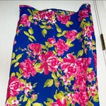 Mabel  Blue Floral V-Neck Mini Dress. Size XS Photo 3