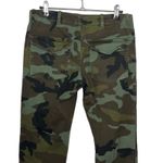 Nili Lotan Jenna Pants Green Camouflage Cropped Slim Fit Mid Rise Women Size 2 Photo 5