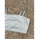 Gymshark cut out bandeau sports bra M fresh blue weightlifting training gym Photo 4