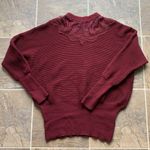 Suzanne Betro Lace Collar Burgundy Sweater Size L/XL NWT Photo 10