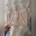 Mate the Label  Cream Athletic Shorts Photo 2