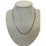 Sweet Pea 925 Sterling Silver Braided Flat Chain Necklace 17' 9.88 Grams‎ Sweet Sterling Photo 1