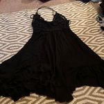 Free People one black lace top mini swing dress xs Photo 0