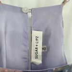 Sugar Lips SUGAR + LIPS Tie Dye Dress midi Halter Pastel Raw Hem Hi Lo Boho Size Medium Photo 2