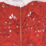 None Red Lace Women's Top size small new with tags Photo 2