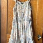 Blue B Collection Shirred Ruffled Sundress Pink Size M Photo 0