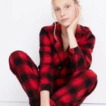 Madewell  Buffalo check red and black long sleeve flannel PJ set XS Photo 0