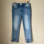 Driftwood  Colette Aztec embroidered crop jeans Photo 2