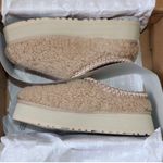 UGG  Tazz Maxi Curly Genuine Shearling Platform Slippers Photo 3