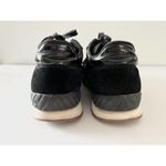 Tretorn Loyola Sneakers Size 7.5 Black Suede Animal Leopard Print Shoes Photo 4