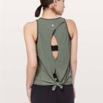 Lululemon  Athletica Dark Green Top Open Up Tank Photo 1