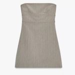 ZARA NWT Strapless Pinstripe Dress Photo 5