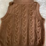 Gap  Brown Cable knit Sweater Vest Photo 2