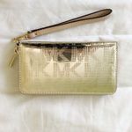 Michael Kors gold metalic tote bag and wallet set Photo 7