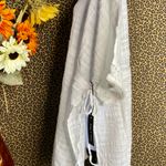 Doe & Rae ✅3/$30✅NWT  White Oversized Embroidered Cotton Swimsuit Cover-Up LARGE Photo 5