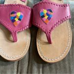 Jack Rogers  Leather Rainbow Heart Sandals Sz 7-VGUC Photo 4