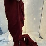 Elegant Red Over the Knee Boots Size 6 Photo 2