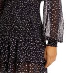 AQUA NWT | Ditsy Geo Smocked Mini Dress Photo 3