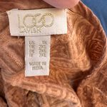 LOGO By Lori Goldstein LOGO Lavish by Lori Goldstein Scoop
Neck Swing Bed Jacket Umber Orange Boho Top Photo 5