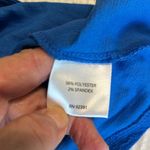 Material Girl Material Girls Top Royal Blue Crop Womens XS Long Sleeve Photo 6