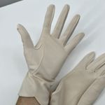 VTG NWT Cream Embroidered Dress Gloves Classy Retro Cosplay Costume Old Money Photo 6