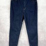 Black Label Cest Toi Womens Skinny Jeans 2XL Dark Wash Stretch High Rise Minimal Photo 0