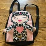 Betsey Johnson Mini Backpack Cheetah Girl Photo 0