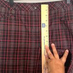 Cutter and Buck  Red plaid golf shorts size 12 Photo 2