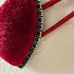 Free People Velvet Heart Choker in Red NWT Valentine’s Day Coquette Dainty Photo 8