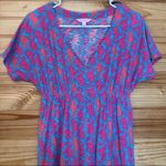 Lilly Pulitzer meg dress in hold your horses size small V-neck flowy seahorse Photo 1